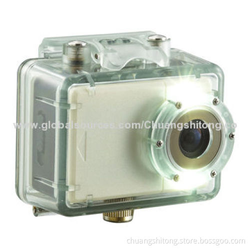 HD 1,080P camcorder camera, waterproof 30M with IR lights for night vision, 2.0-inch LCD
